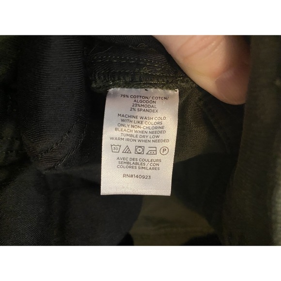 The Loft Women's Corduroy Hunter Green Skinny Size 29/8 Pants Business Casual - Picture 4 of 8